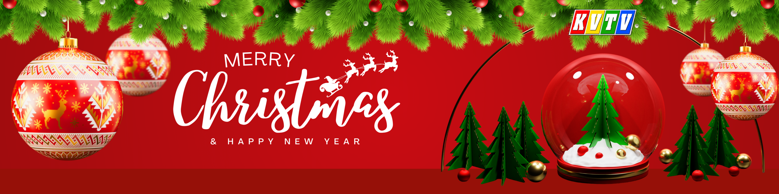 Red and Green Modern Merry Christmas New LinkedIn Banner (5)